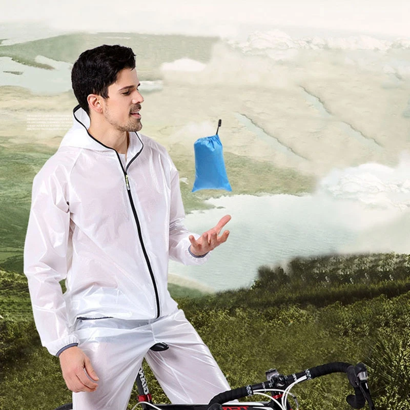 Спортивный костюм для верховой езды, дождевик, дождевик, штаны, костюм для улицы, водонепроницаемый костюм для верховой езды, солнцезащитное пончо, велосипедный Модный Плащ