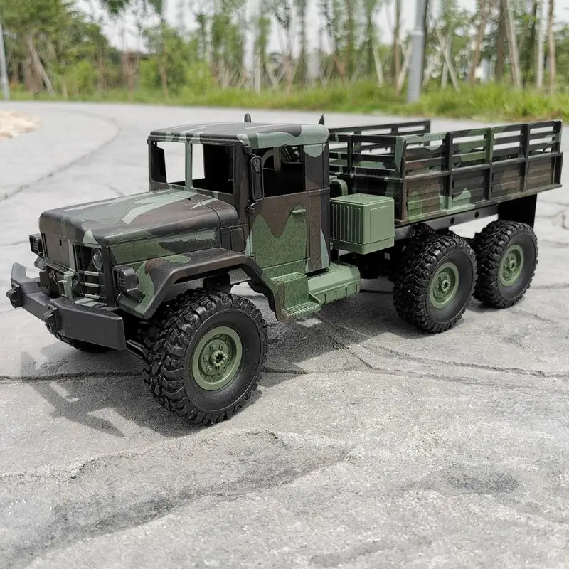 MN-77 2,4G 1:16 4WD внедорожные военные светодиодные фонари для грузовика RTR металлические c-образные балки четыре колеса 95AE