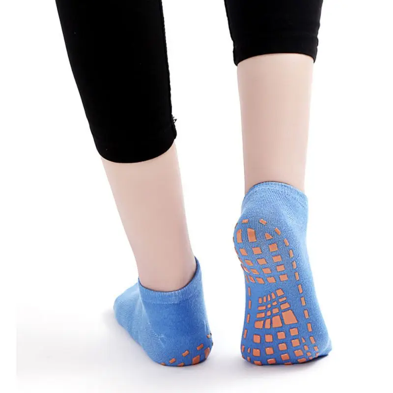 Нескользящие липкие захваты носки Пилатес балет Йога носки для женщин мужчин взрослых Массаж ног спортивные носки