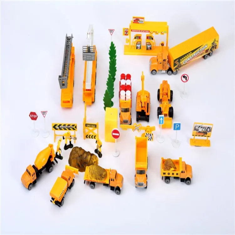 

1: 87 50-Piece Set Alloy Engineering Vehicle Children Sliding Alloy Engineering Vehicle Toy Model Toy