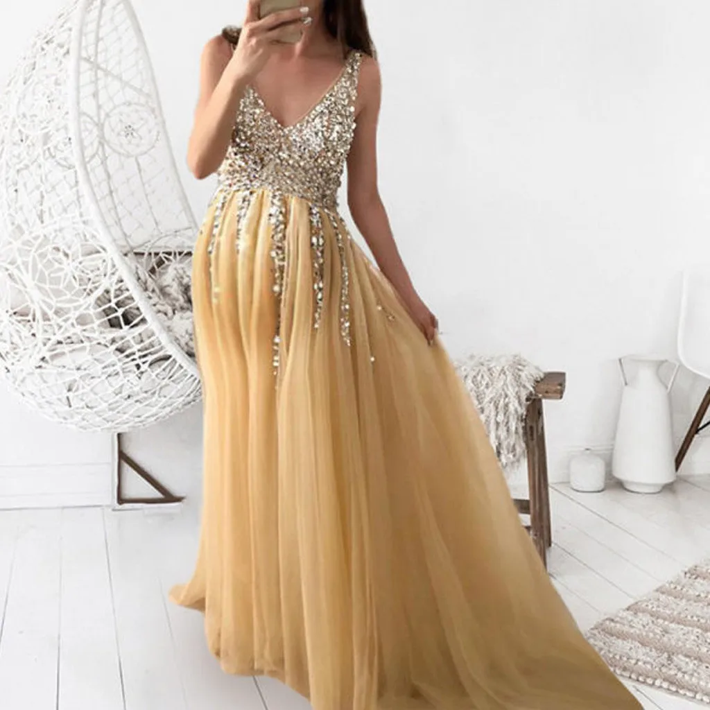 

Maternity Dress Pregnancy clothes Pregnant Women dress Sequined sleeveless Elegant Vestidos Photography Props lace Dress ZD