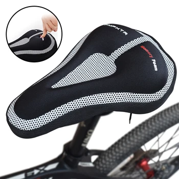 

Memory Foam Bicycle Seat Cushion Upgraded Version Mtb Saddle Cover Accessories Road Mountain Bike Seat Cushion Bicycle Saddle