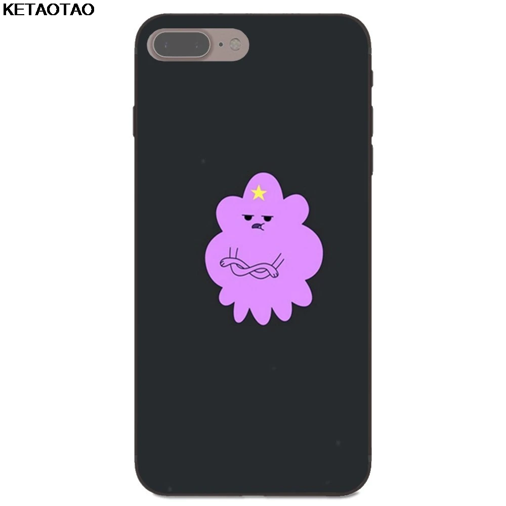 Бежевый Чехол для телефона KETAOTAO Adventure Time Lumpy Princess Space, чехол s для iPhone 5S, 6 S, 7, 8 Plus, X, XS, XR, 11 Pro, чехол из мягкого ТПУ, резины, силикона - Цвет: Бежевый