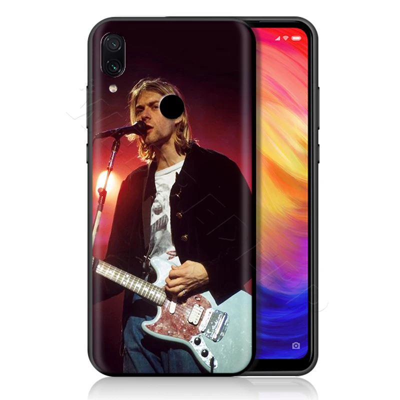 Чехол Nirvana Kurt Cobain для Xiaomi Redmi 4A 4X5 5A 6 6A 7 7A S2 Note Go K20 Pro Plus Prime 8T - Цвет: 1