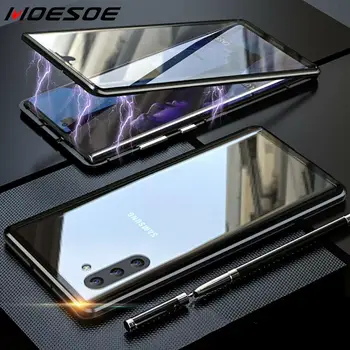 

Double Sided Glass Magnet Case For Samsung Galaxy Note 10 9 8 S10 S8 S9 Plus S10e A50 A70 A60 A51 A71 Magnetic 360 Full Cover