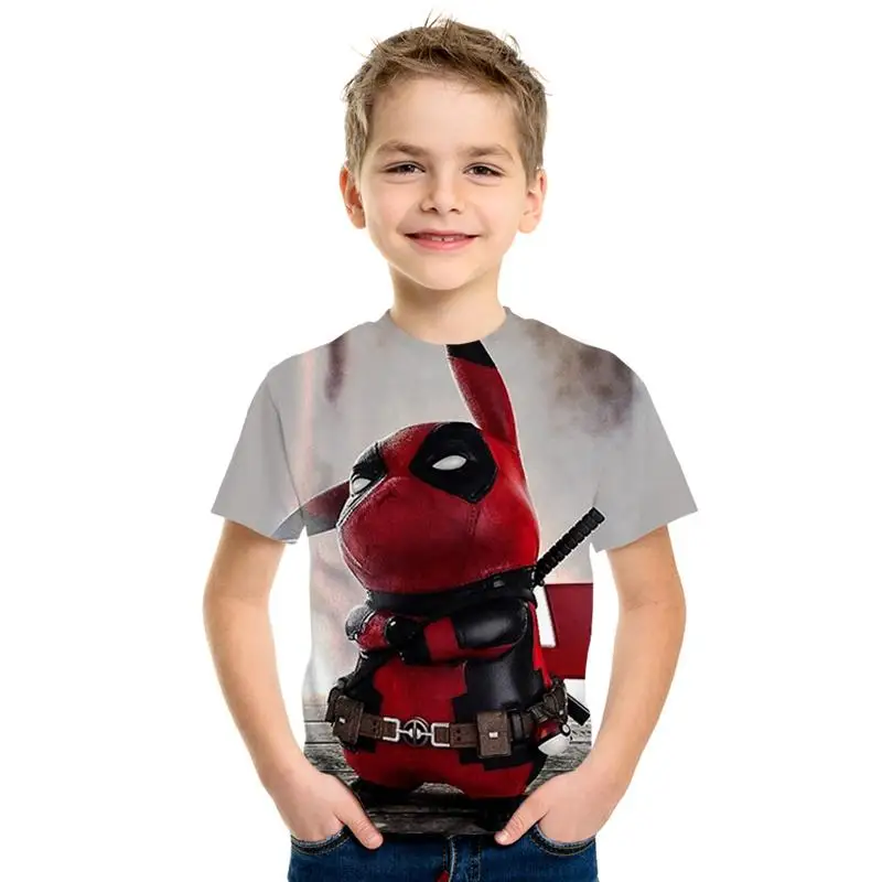 3D Printed Cartoon Pokemon Detective Pikachu TShirt Kawaii Store