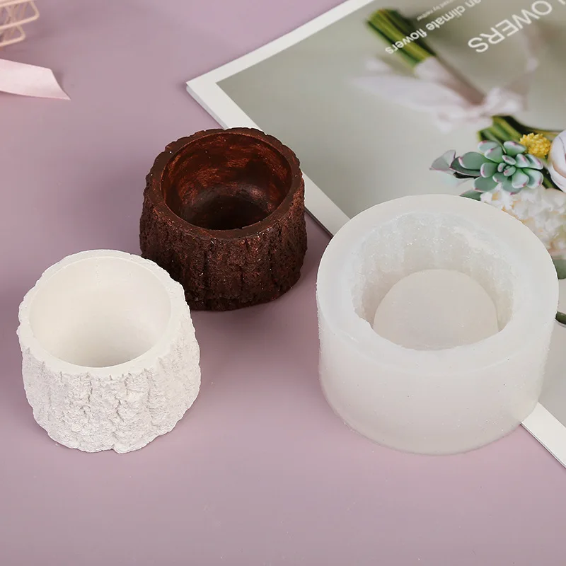 Silicone Mold for Flower Pot and Vase, Concrete Cement Mold, DIY Clay Ashtray, Candle Holder Mould, Gypsum Silicone Mold