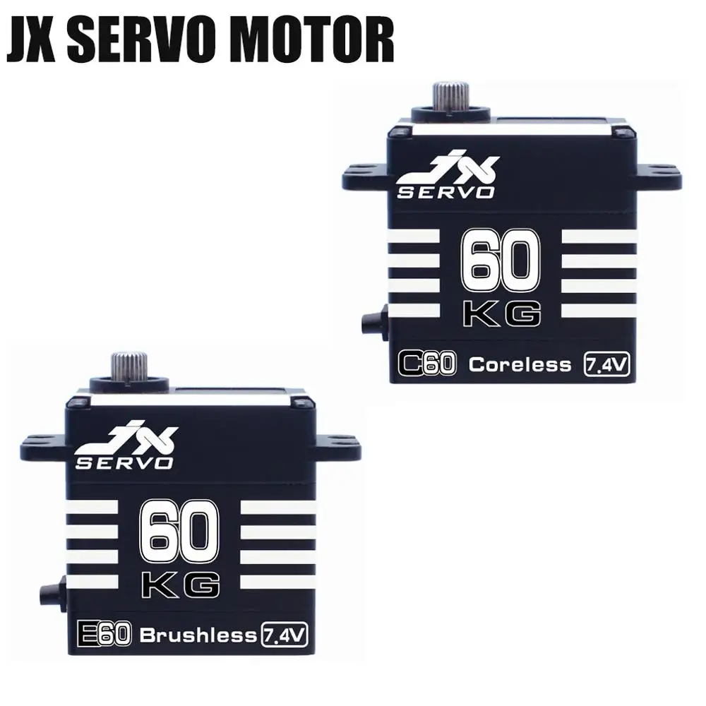 Сервопривод JX C60/B60 60 кг двигатель с ЧПУ алюминиевым корпусом без сердечника/без