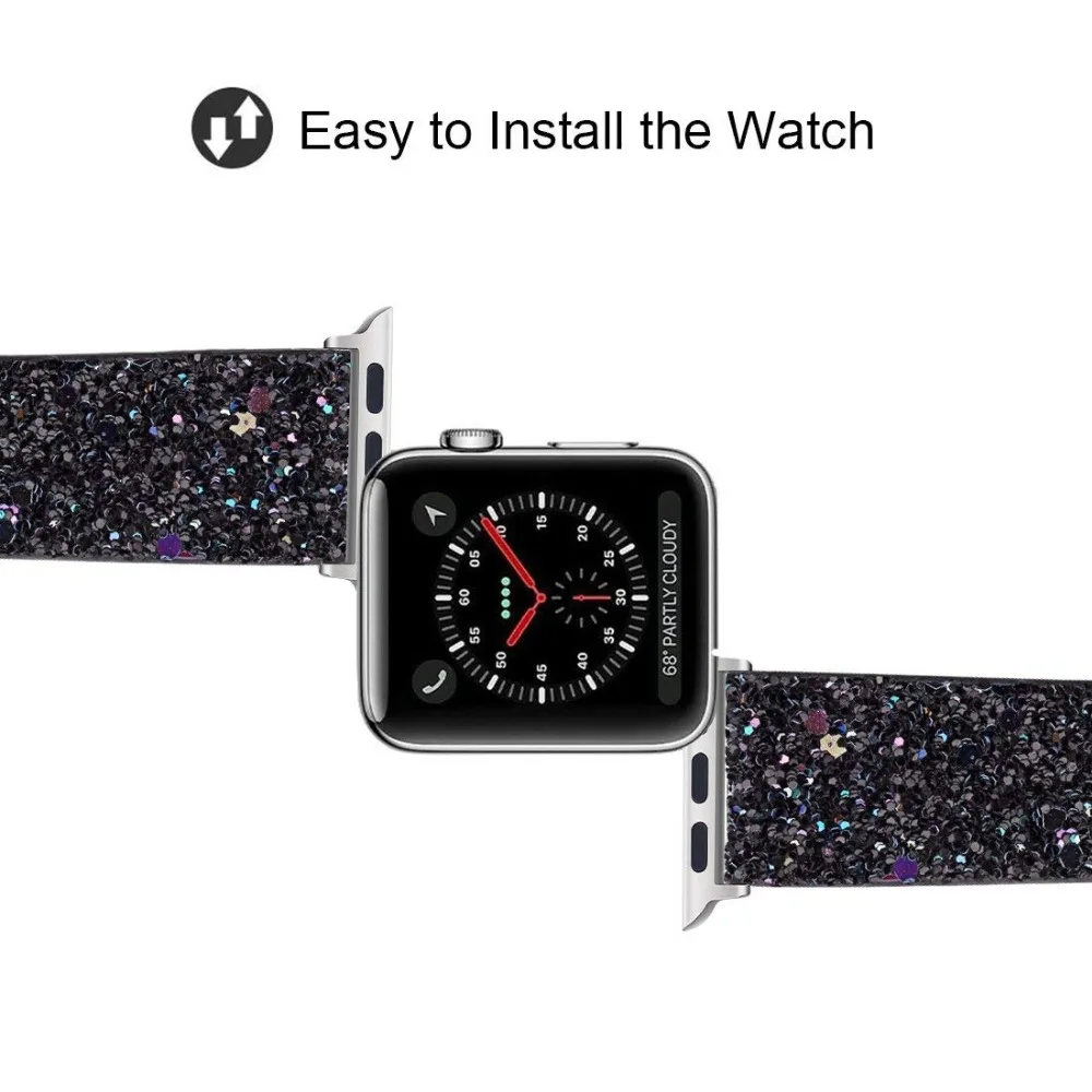 Кожаный ремешок для Apple Watch, 4 ремешка, наручные часы, браслет, ремешок 40, 44 мм, для Apple Series 4, для Apple Watch Band/iWatch 4, 3, 2, 1