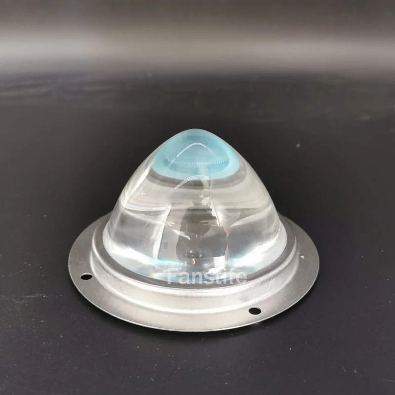 

30degree 78mm Optical Glass Lens for 20W 30W 50W 100W 120W 150W High Power Leds with Stainless Steel Frame