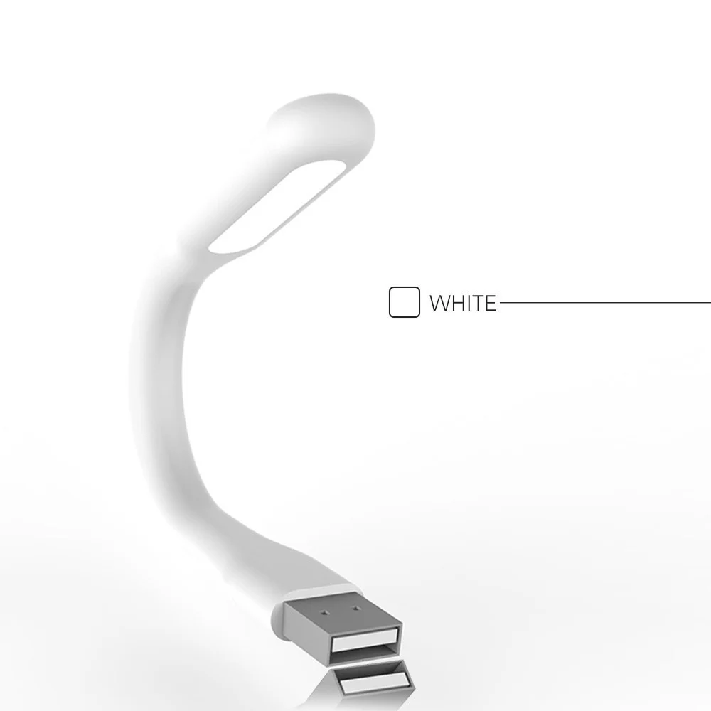 Гибкий ультра яркий мини светодиодный USB светильник для чтения, компьютерная лампа для ноутбука, ПК, внешний аккумулятор, мини светодиодный светильник