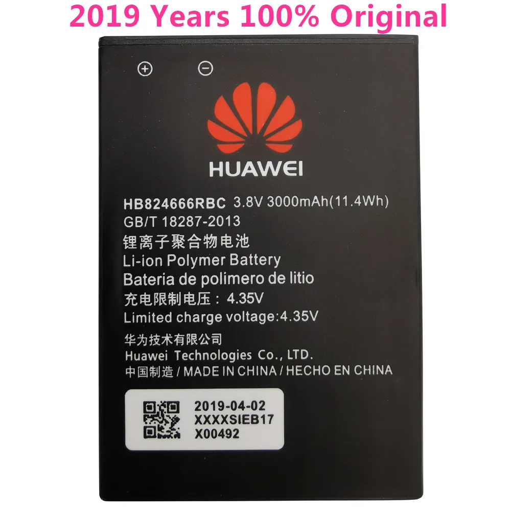HuaWei 100% Original HB824666RBC Battery For Huawei E5577 E5577Bs-937 Replacement Batteria Real Capacity Phone 3000mAh Akku HuaWei 100% Original HB824666RBC Battery For Huawei E5577 E5577Bs-937 Replacement Batteria Real Capacity Phone 3000mAh Akku