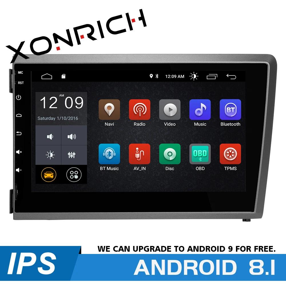 Xonrich Автомобильный мультимедийный плеер Android 8 1 головное устройство для VOLVO S60 V70