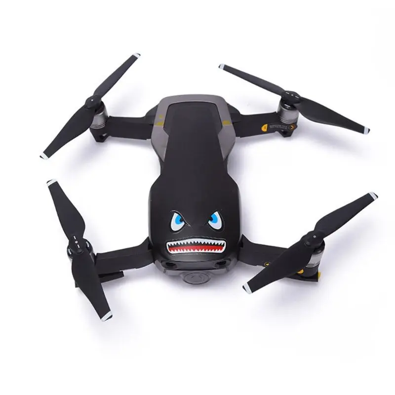 1 Set Drone Battery Body Sticker Aircraft Shark Sticker Adhesive Art Decals for DJI Mavic Mini Drone Accessories drone accessories