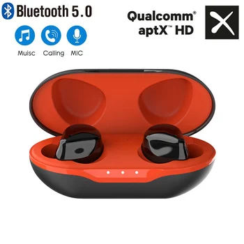 

True Wireless Earphones Aptx HD TWS Bluetooth 5.0 Wireless Headsets CVC 8.0 Noise Cancelling Earbuds With Mic for Iphone Xiaomi