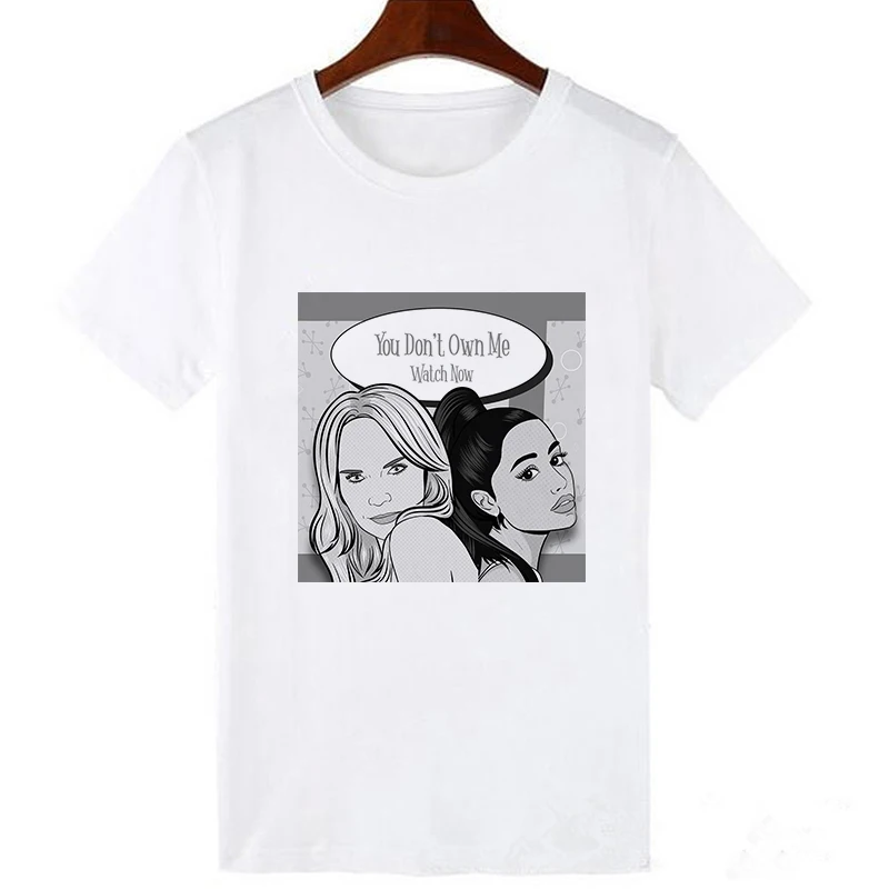 19bk1090-white Lei SAGLY Ariana Grande женская футболка Эстетическая мода ulzzang Повседневная футболка harajuku kawaii 90s футболки женские топы - Цвет: 19bk1090-white