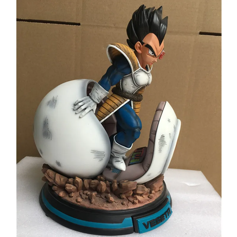 Модели вентиляторов Dragon Ball Z КО Версия MRC черные волосы космический корабль Вегета GK смолы статуя фигурка игрушки для коллекции A229