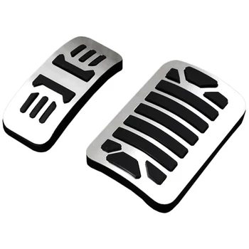 

Stainless Steel Auto Gas Accelerator Pedal, Footrest and Brake Pedal for JAGUAR XF 08-16 XJ IV X351 09-16 XJL 09-16 XE