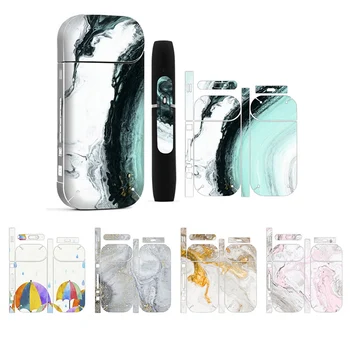 

Marble Pattern Adhesive Printing Label Sticker Skin Universal Case Vape Cover For IQOS 2.4plus