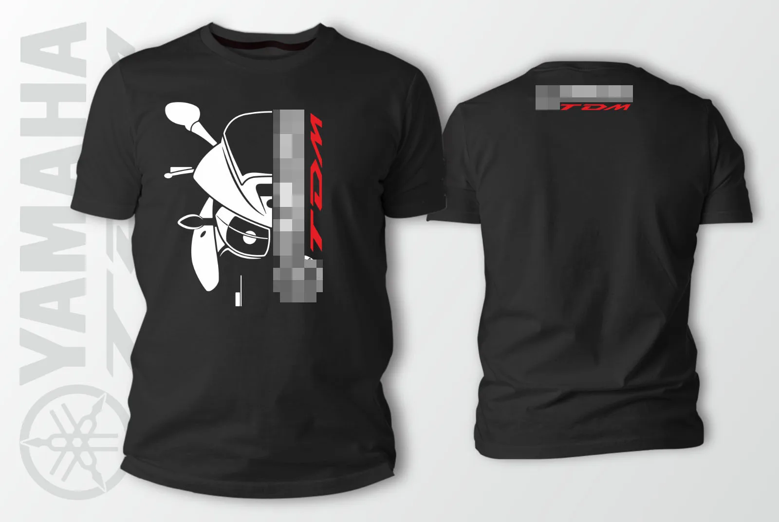 Двухсторонняя футболка Yama Tdm 900 Авто Черная Мужская футболка Летняя мужская футболка с круглым вырезом модные дешевые футболки на заказ