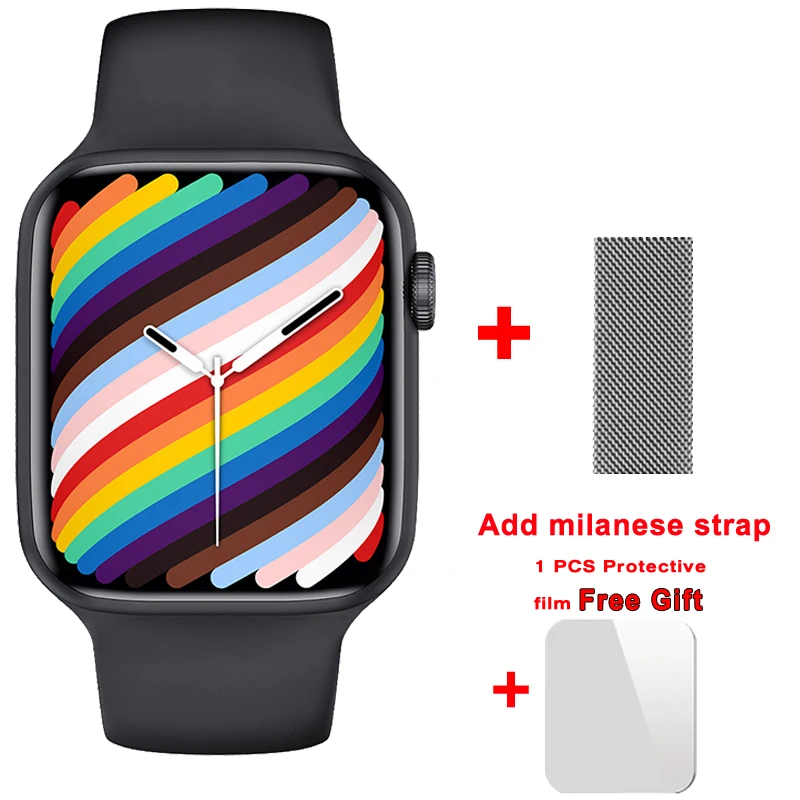 Original iwo W27 Max Smart Watch Two Button 45mm Series 7 Wireless Charger Bluetooth Call IP68 Waterproof Password Smartwatch 