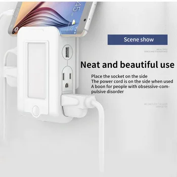 

Multifunctional Dual USB Charging Socket Plug In Smart Led Night Light Bedroom Hallway Bathroom Multi-Function US Plug 3.1A