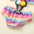 0-5Y Baby Girls Swimwear Kids Bikini Ruffles Stripe Infant Swimsuit 2021 Summer Girl Купальники Детская Пляжная Одежда