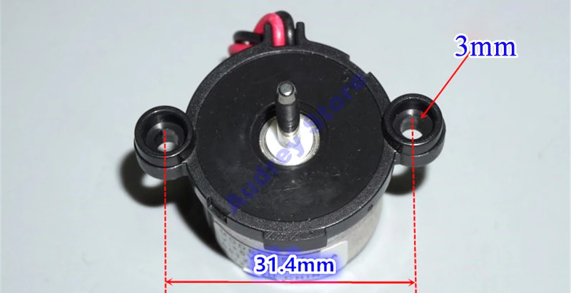 Новинка 2300 об/мин 0.15A DC3-5V двухосевой бесшумный бесщеточный двигатель для DIY вентилятора