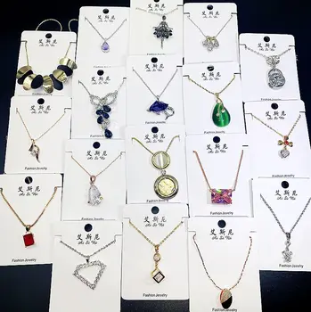 

20 Pcs/lot fashion women alloy neckalce lot cheap jewelry wholesale necklace for women