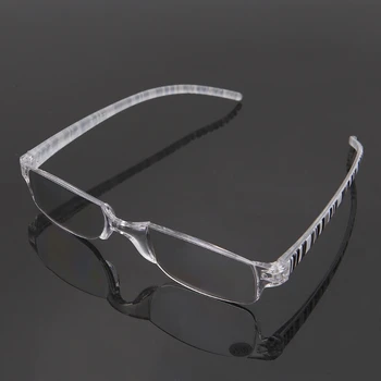 

Unisex Clear Stripe Rimless Flexible Reading Glasses Eyewear Reader +1.00 ~+4.00