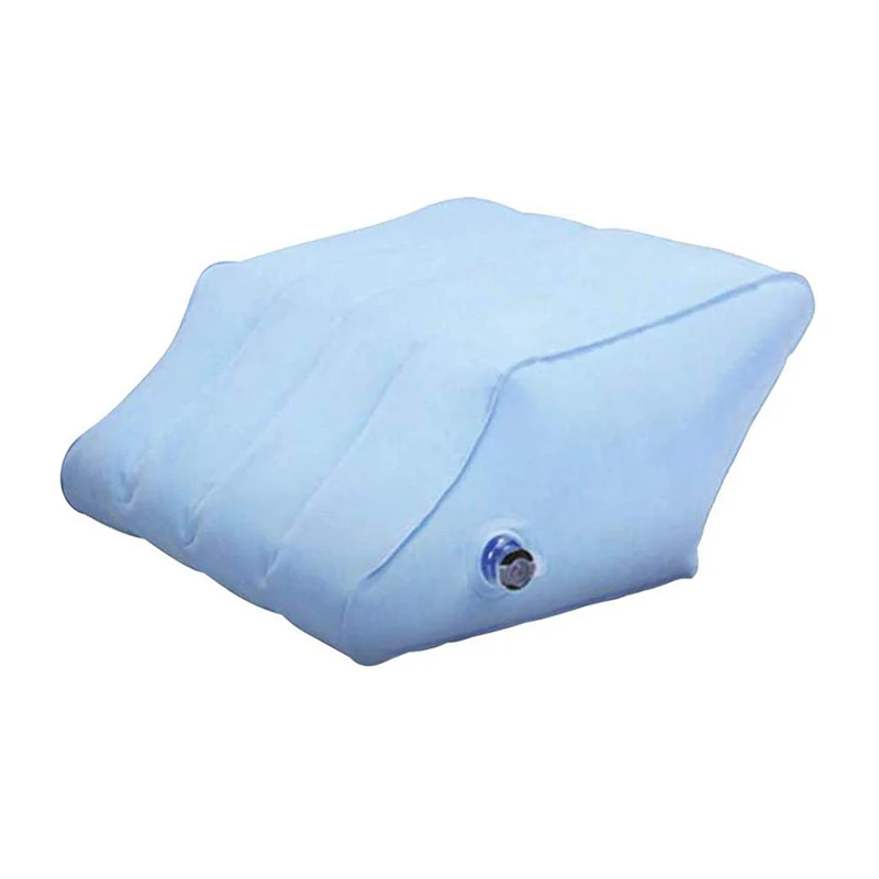 

Inflatable Wedge Pillow Leg Support Spine Line up Relaxed PVC Inflatable Leg Pillow WWO66