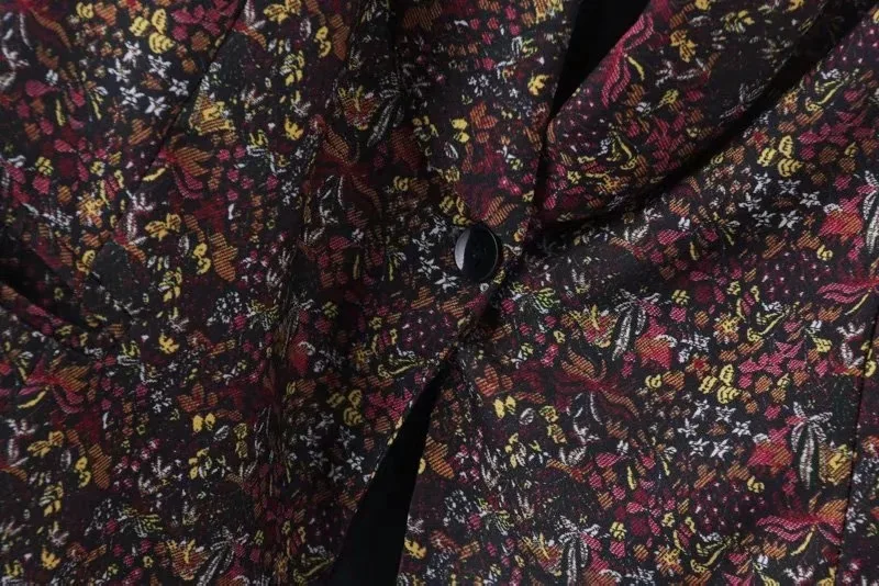 AliExpress Ebay2018 осень и зима стиль Европа и Америка женское платье с принтом костюм пальто версия моды