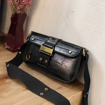 

Advanced Sense Shoulder Bag 2020 New Europe And America Wild Rivet Texture Messenger Bag Retro Fashion Armpit Bag