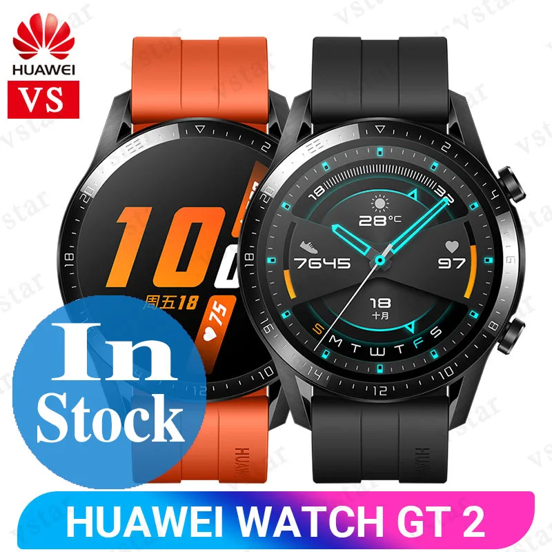 

Original HUAWEI Watch GT 2 SmartWatch 1.39'' Kirin A1 Bluetooth 5.1 Blood Oxygen Heart Rate Sleep 14 Days Smart Sport Watch GT 2