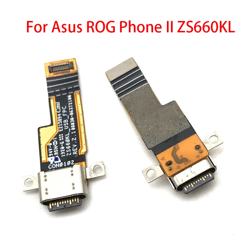 USB-разъем для зарядки док-станции гибкий кабель Asus ROG Phone II ZS660KL зарядная Плата USB |