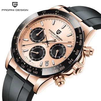 

PAGANI DESIGN 2020 New Men's Watches Waterproof Chronograph Brand Luxury Quartz Wrist Watch Men Business Clock Man Vk63 Movement