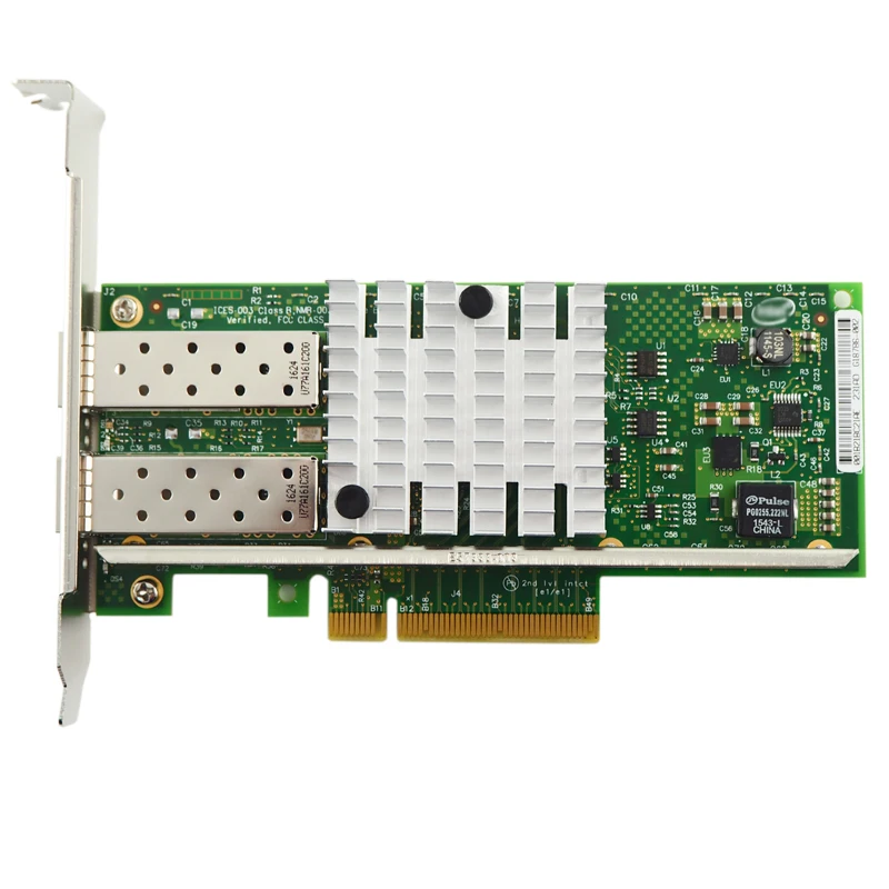 10 гигабитных PCI-E двухпортовый LC оптоволоконный Ethernet серверный адаптер E10G42BFLR X520-LR2