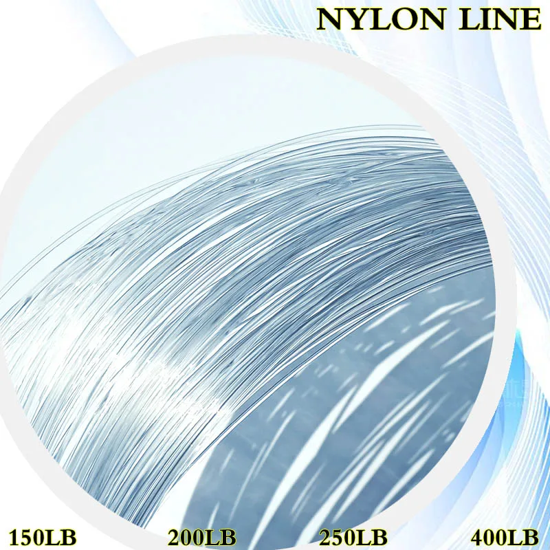 Heavy nylon leader line 200m 150LB/200LB/250LB/300LB/400LB fishing line