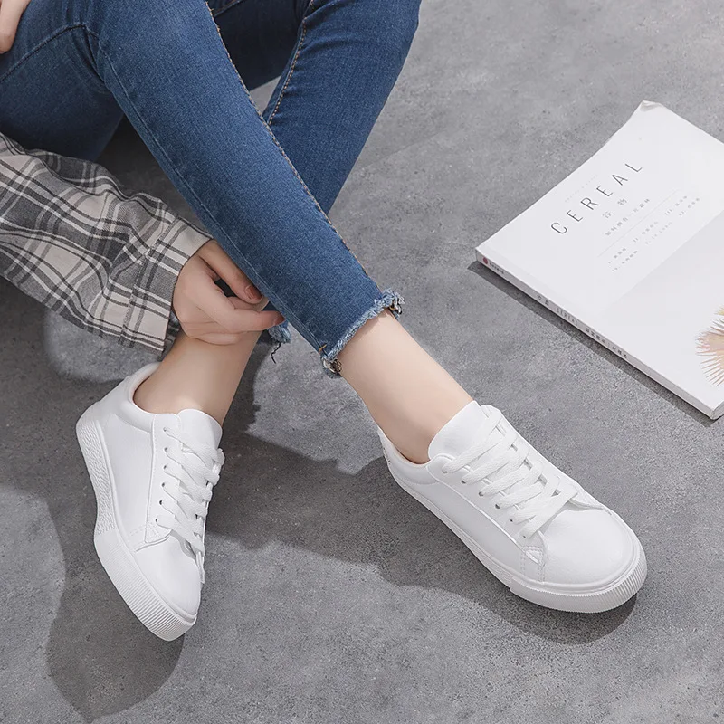 Bair New Style Canvas Shoes Women's Korean-style Microfiber Sports Footwear Embroidery Low Top Flat Heel Students INS Women Shoe