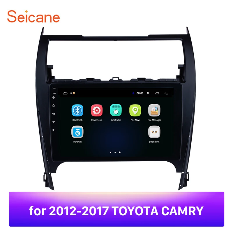 Автомагнитола Seicane 2DIN Android 8 1 2 + 32 ГБ для TOYOTA CAMRY 2012 2013 2014 2015-2017 GPS | Автомобили и