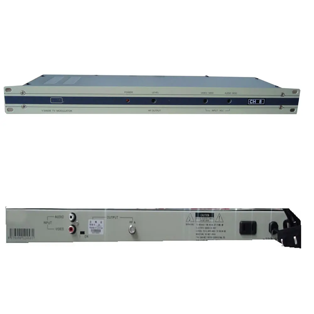 one signal av in to Rf Modulator Fixed Adjacent Frequency CATV match set top box output RF for hotel/school/dormitory | Электроника