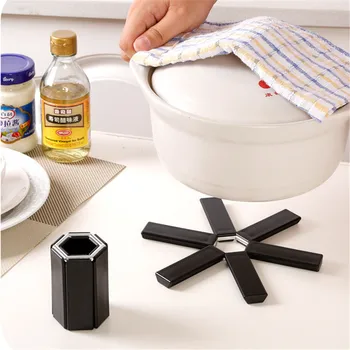 

Non-slip Trivet Pot Mat Heat Resistant Pot Holders Folding Heat Insulation Pad Pan Mat,Table Anti-hot Placemat for Hot Dishes