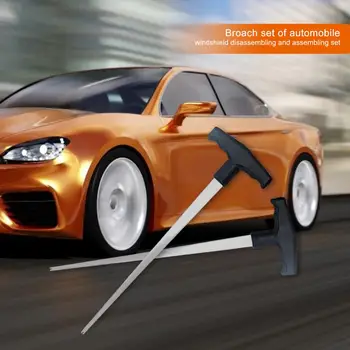 

Dismantling Car Glass Tools T-shaped Steel Index Wire Device Glass Remover Broach Group Of Car Windshield Disassembly Group