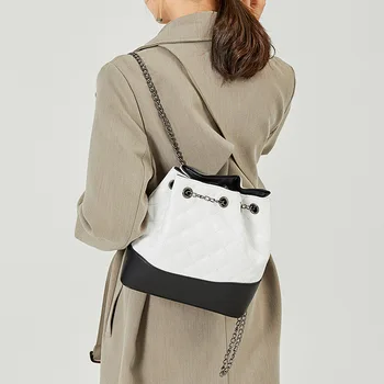 

Stray Bag New Lingge Chain Bucket Bag Lady Crossbody Bag