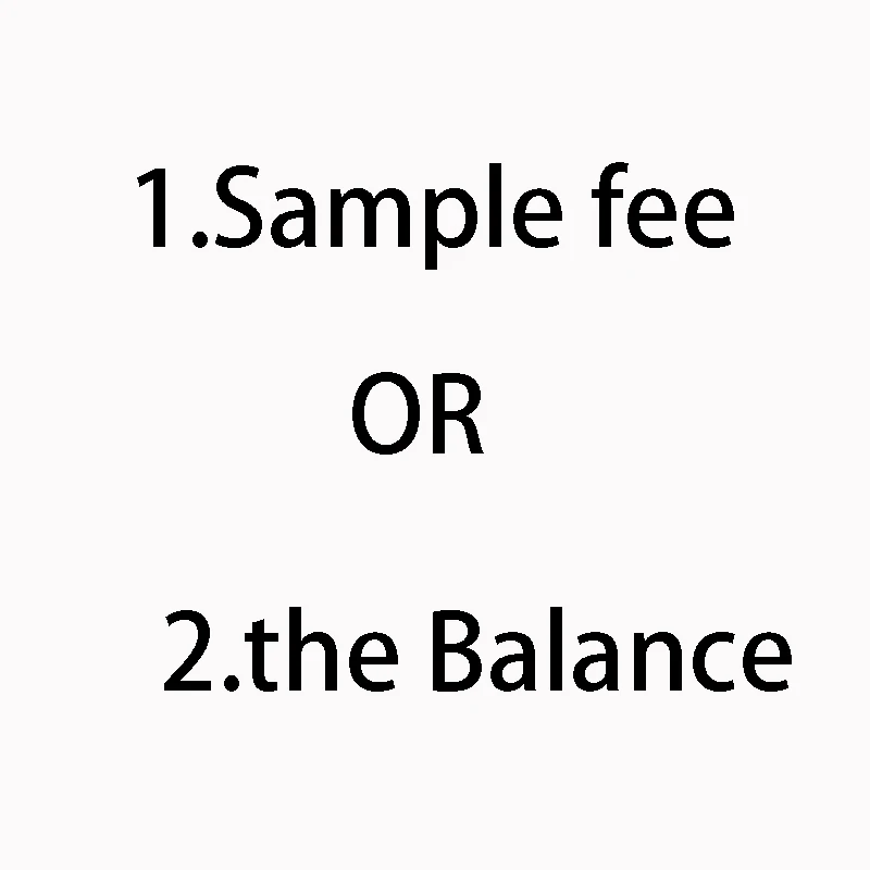 

Sample fee or Balance