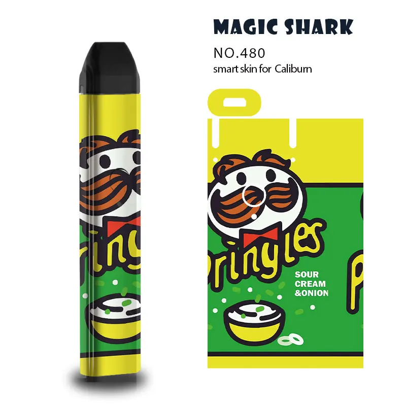 Волшебная Акула Oreo Mario Sailor one piece Duck Moon ПВХ чехол пленка наклейка на кожу для Uwell calibern Kit 478-497