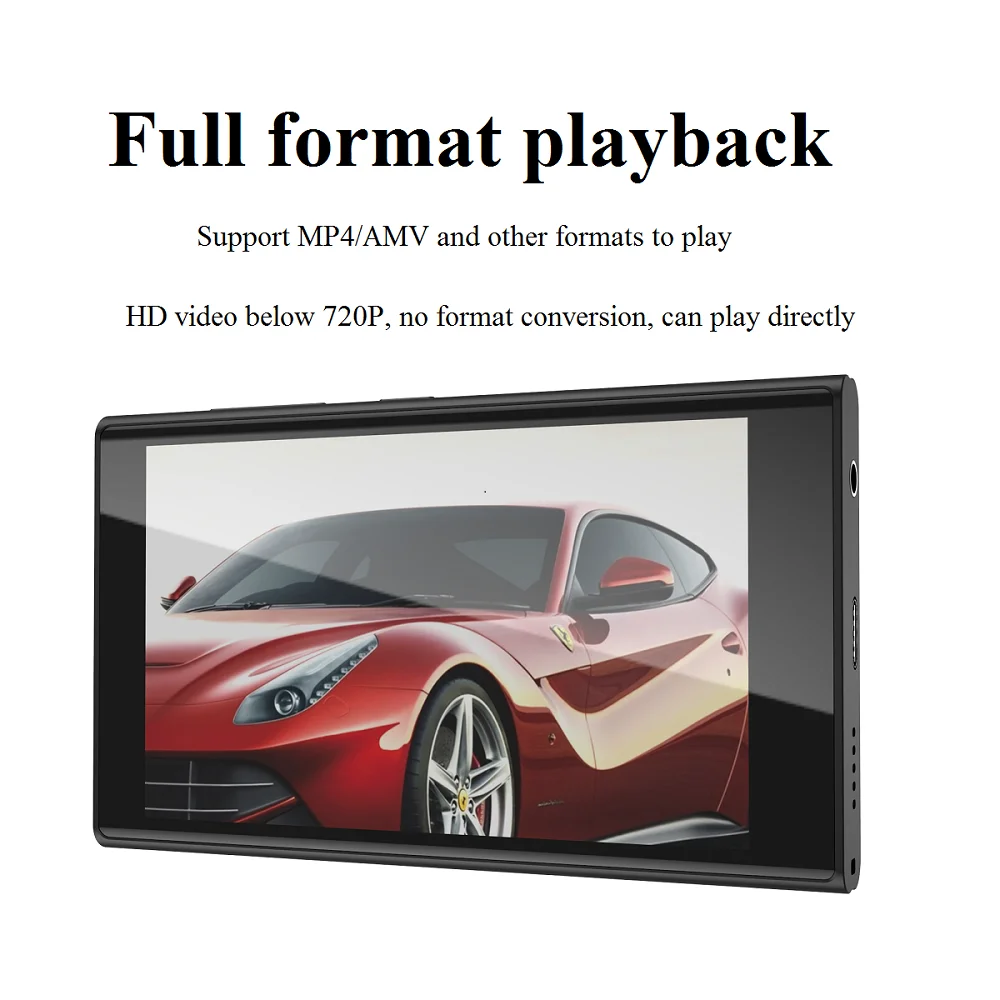 Mp4 Player Music Player Mini Media Player RUIZU H10 Metal MP4 Player Bluetooth 5.0 Built-in Speaker 3.8inch Touch Screen 16GB Audio player Radio E-Book Recording Video