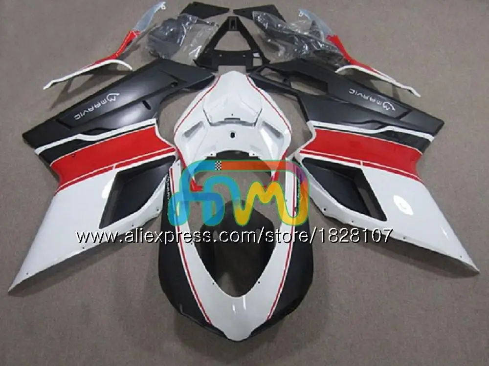 848 1098 для поездок на мотоцикле DUCATI 848R 1098R 1198 07 08 09 10 белый черный 11 70BS. 35 1098S 848S R 1198S 2007 2008 2009 2010 2011 2012 обтекатель - Цвет: No. 31