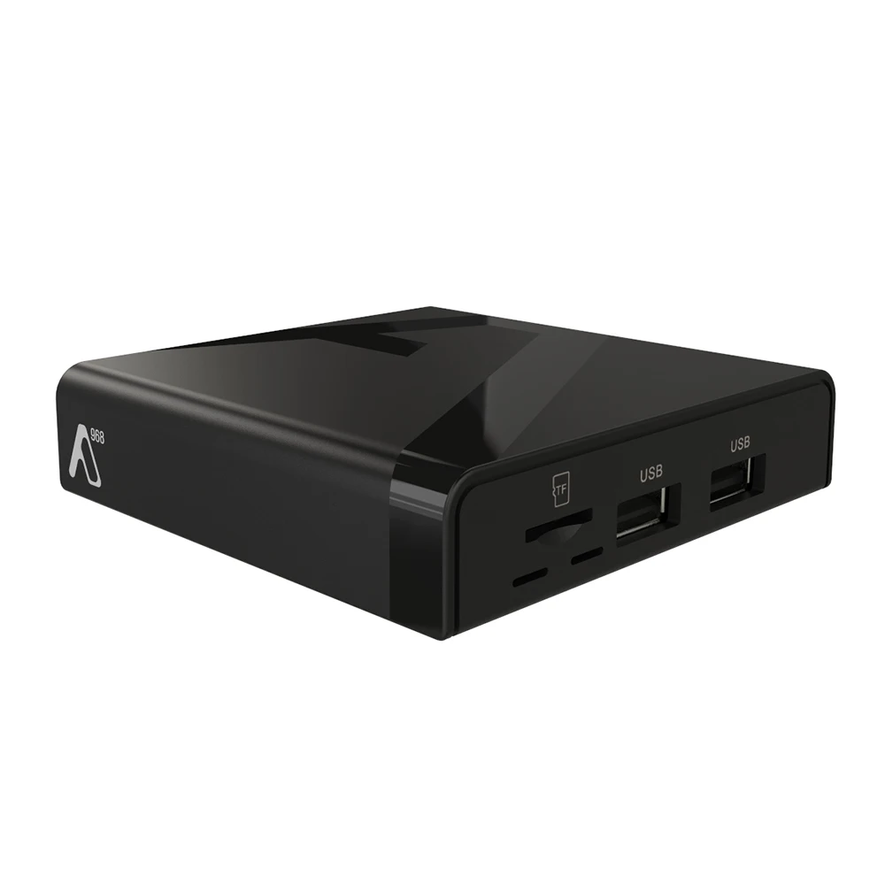 A968 Android tv Box 2 ГБ/16 ГБ Android 9,0 Smart tv Box S905W четырехъядерный смарт-приставка wifi с TF слотом для карт 4K медиаплеер