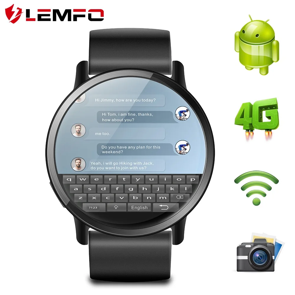 Смарт-часы LEMFO LEM X с поддержкой русского языка. Официальная гарантия 1 год [ из России]
